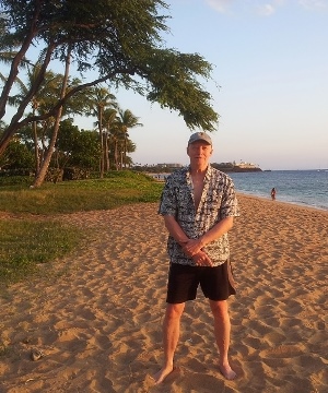 Bill - sunset on the beach